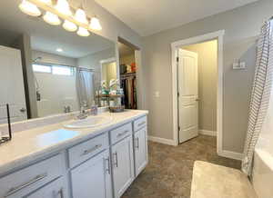 Master Bath with Walk in closet
