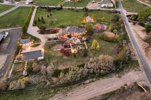 Aerial overview of property's location