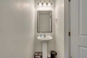 Bathroom featuring a sink