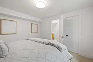 Bedroom with ensuite bath