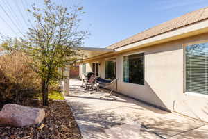 View of back patio