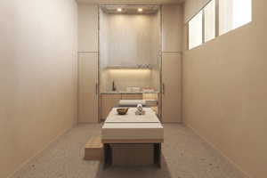 Bathroom featuring baseboards