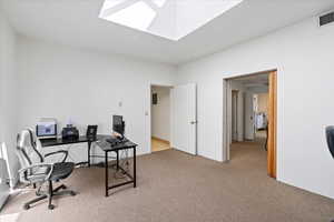 office with a skylight