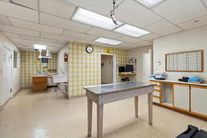 Prep area