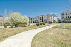 View of property's community with a gazebo and a residential view