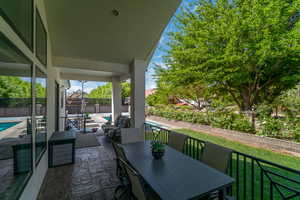 View of patio / terrace featuring outdoor dining area