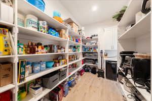 View of storage area