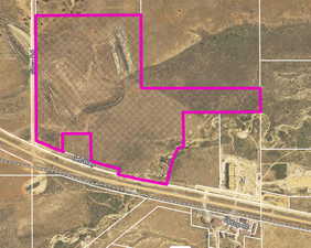 Map / location featuring property parcel outlined