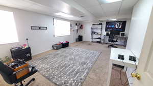 Large Family room or could be large bedroom with many closets