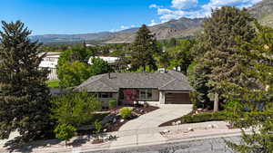 View of mountain backdrop