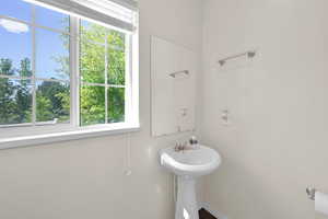 Bathroom with plenty of natural light