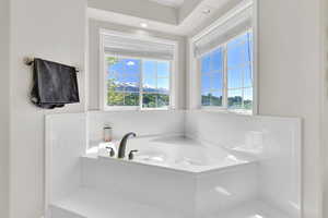 Bathroom with a bath
