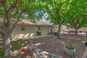 Rear view of house featuring a patio