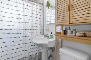 Bathroom with toilet