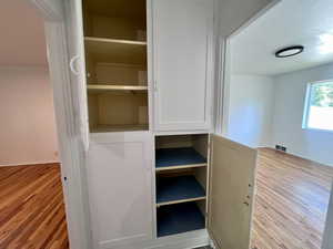View of closet