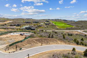 Aerial view of property's location