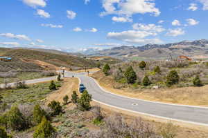 View of mountain background