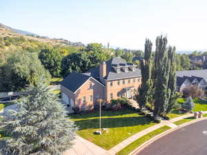 Aerial view of property and surrounding area