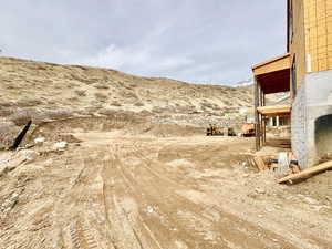 View of mountain background