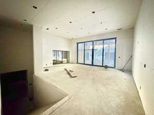 View of unfurnished living room