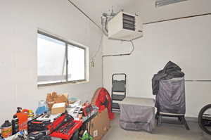 Heated garage