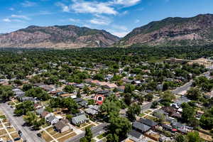 Bird's eye view of mountains