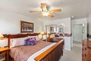 Bedroom 2 with large closets for great storage