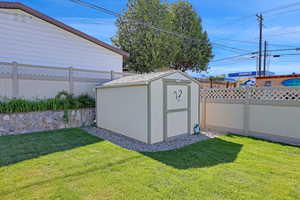 Newer large secure shed