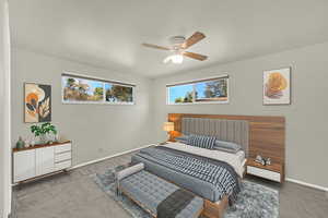 Owners suite virtually staged