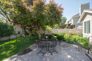 View of patio