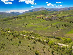 Aerial view of property