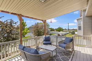 View of deck
