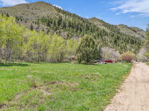 View of mountain backdrop