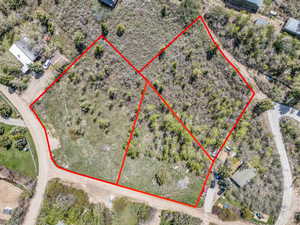 View of property location with property parcel outlined