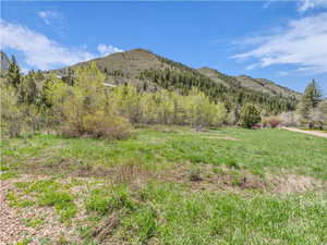 View of mountain backdrop