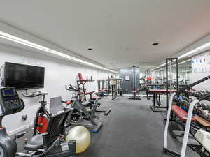 View of exercise room