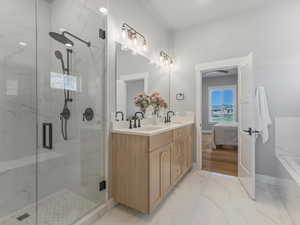 Primary suite bathroom