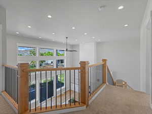 Hall with an upstairs landing