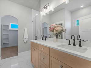 Primary suite bathroom