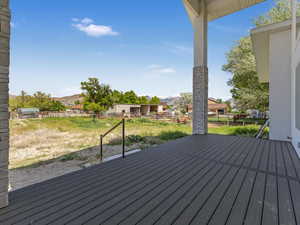 Deck view to the north east