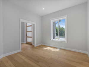 Office space near the front door