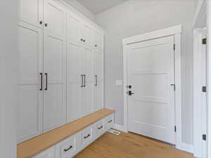 Mudroom, door to the garage