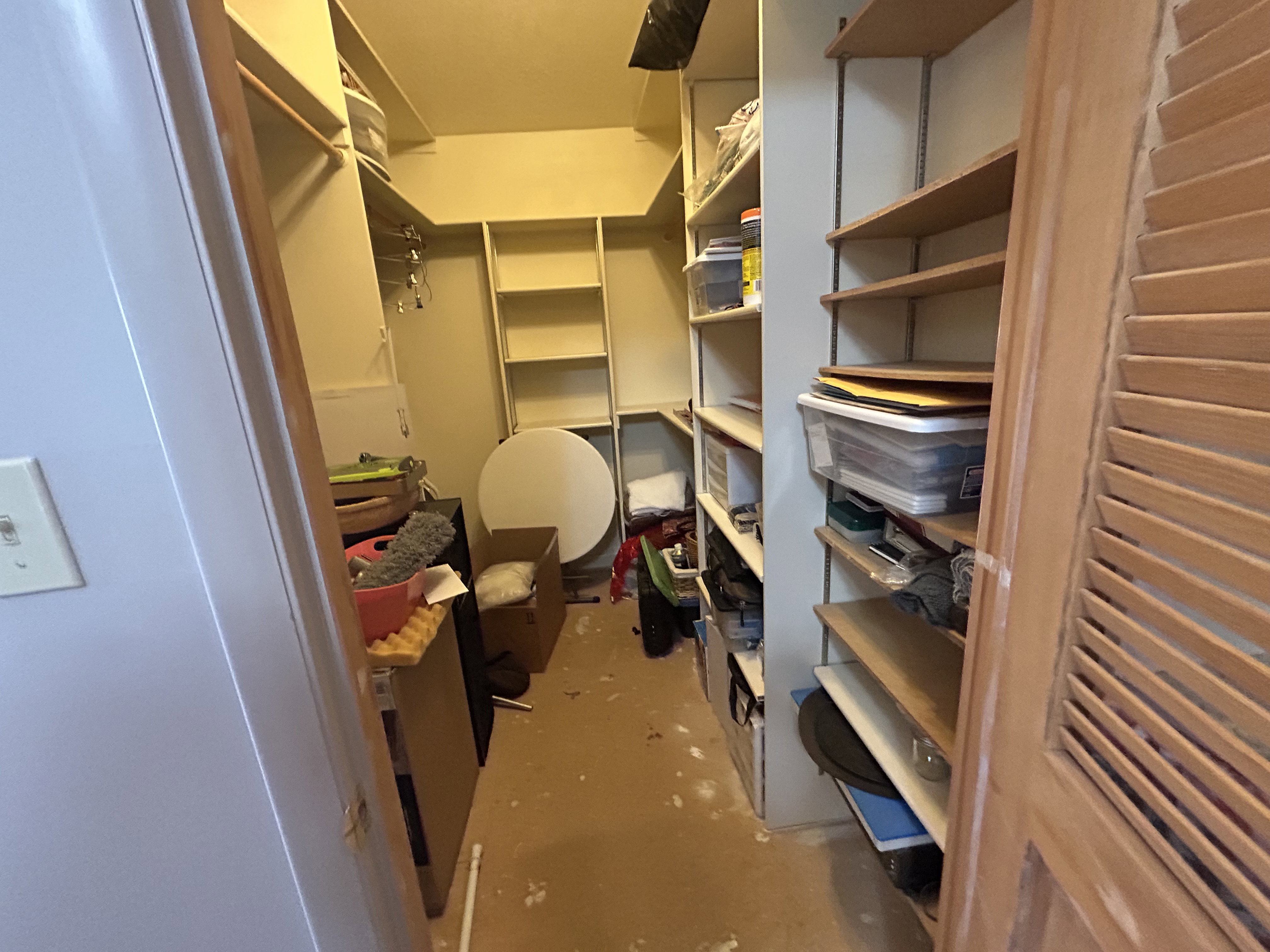 View of storage room
