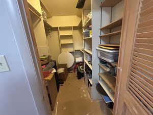 View of storage room