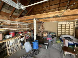 View of storage area