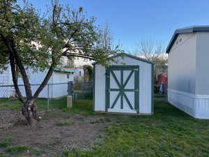 View of shed