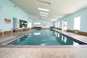 View of indoor pool