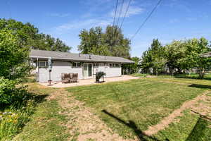 Back of house featuring a patio