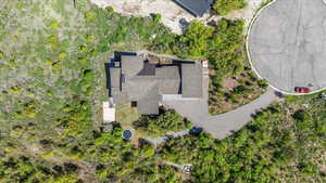 Aerial view of property and surrounding area