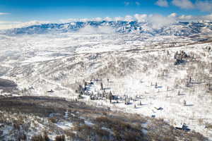 View of mountain background